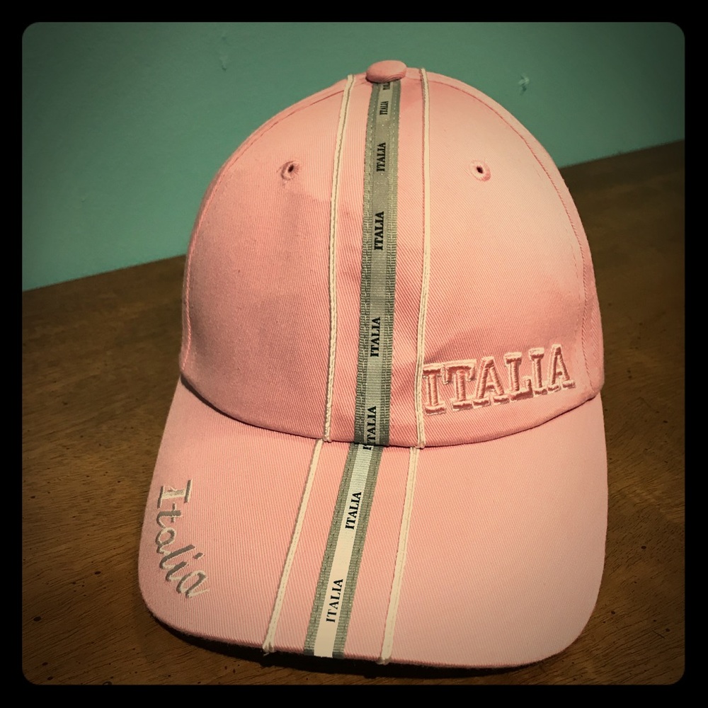Italia Hat in Pink with reflective strip